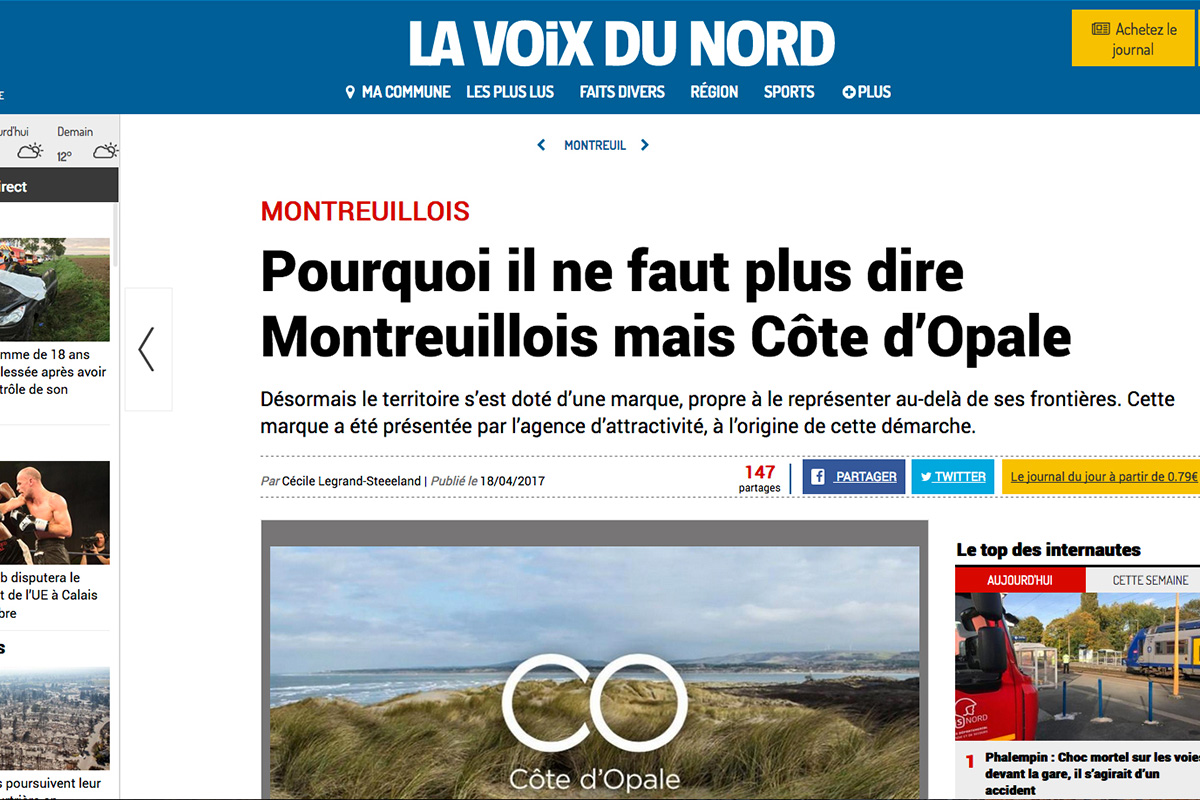 Voix du nord Côte d'Opale